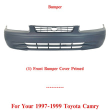 Load image into Gallery viewer, Front Bumper Cover Primed For 1997-1999 Toyota Camry