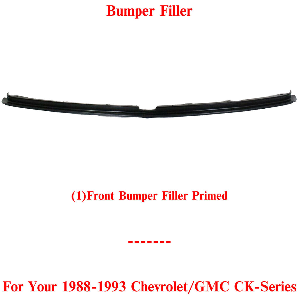 Front Bumper Filler Primed For 1988-1993 Chevrolet / GMC CK-Series