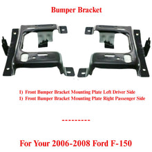 Load image into Gallery viewer, Front Bumper Brackets Left Driver &amp; Right Passenger Side For 2006-08 Ford F-150