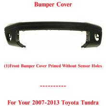 Load image into Gallery viewer, Front Bumper Cover Primed with Fog Light Holes For 2007-2013 Toyota Tundra