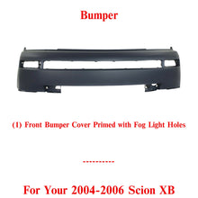 Load image into Gallery viewer, Front Bumper Cover Primed with Fog Light Hole For 2004-2006 Scion XB