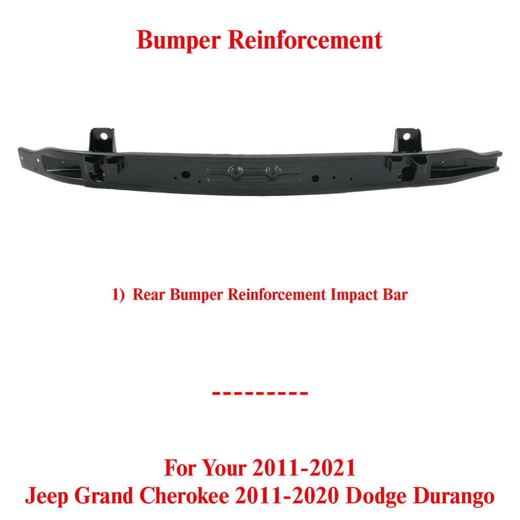 Front Bumper Reinforcement For 2011-20 Dodge Durango 2011-21 Jeep Grand Cherokee