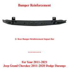 Load image into Gallery viewer, Front Bumper Reinforcement For 2011-20 Dodge Durango 2011-21 Jeep Grand Cherokee