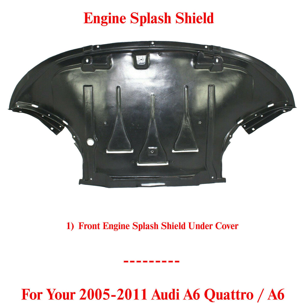 Engine Splash Shield Under Cover For 2005-2011 Audi A6 Quattro / 2006-2011 A6