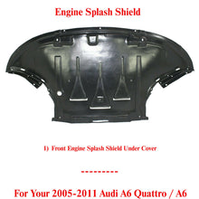 Load image into Gallery viewer, Engine Splash Shield Under Cover For 2005-2011 Audi A6 Quattro / 2006-2011 A6