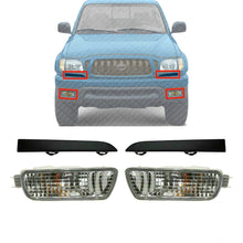 Load image into Gallery viewer, Front Headlight Filler + Signal Light LH &amp; RH Side For 2001-2004 Toyota Tacoma