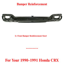 Load image into Gallery viewer, Front Bumper Reinforcement Primed Steel For 1990-1991 Honda CRX