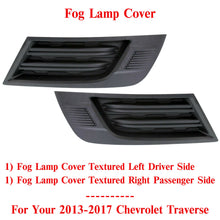 Load image into Gallery viewer, Fog Lamp Cover Textured Plastic Left &amp; Right Side For 2013-17 Chevrolet Traverse
