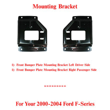 Load image into Gallery viewer, Front Bumper Bracket Left &amp; Right Steel For 2000-2004 F-Series Super Duty