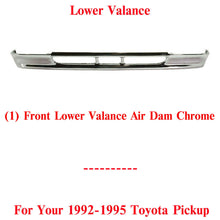 Load image into Gallery viewer, Front Lower Valance Panel Plastic Chrome For 1992-1995 Toyota Pickup 2WD