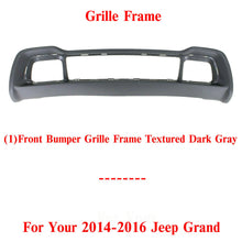 Load image into Gallery viewer, Front Bumper Grille Center Textured Plastic For 2014-2016 Jeep Grand Cherokee