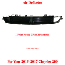 Load image into Gallery viewer, Front Grille Air Deflector For 2015-2017 Chrysler 200 Limited / LX Model