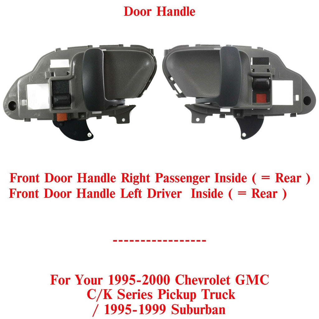 Front Rear Door Handle LH+RH Side For 95-00 Chevy GMC C/K Series/95-99 Suburban