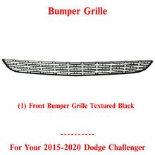 Load image into Gallery viewer, Front Bumper Grille Textured For 2015-2020 Dodge Challenger