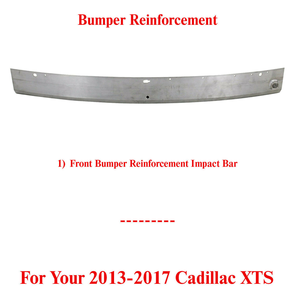 Front Bumper Reinforcement Impact Bar Aluminum For 2013-2017 Cadillac XTS