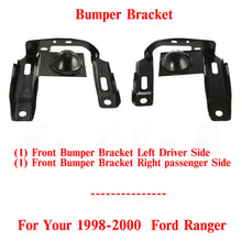 Load image into Gallery viewer, Front Bumper Bracket Right Passenger &amp; Left Driver Side For 1998-00 Ford Ranger