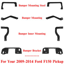 Load image into Gallery viewer, Front Bumper Mounting Bracket Inner Outer Kit For 2009-2014 Ford F-150 Pickup