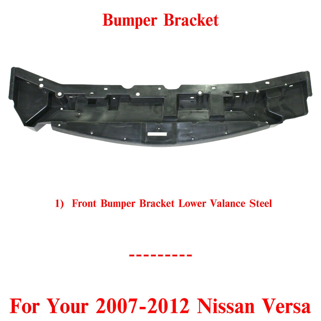 2012 nissan versa hatchback deals front bumper