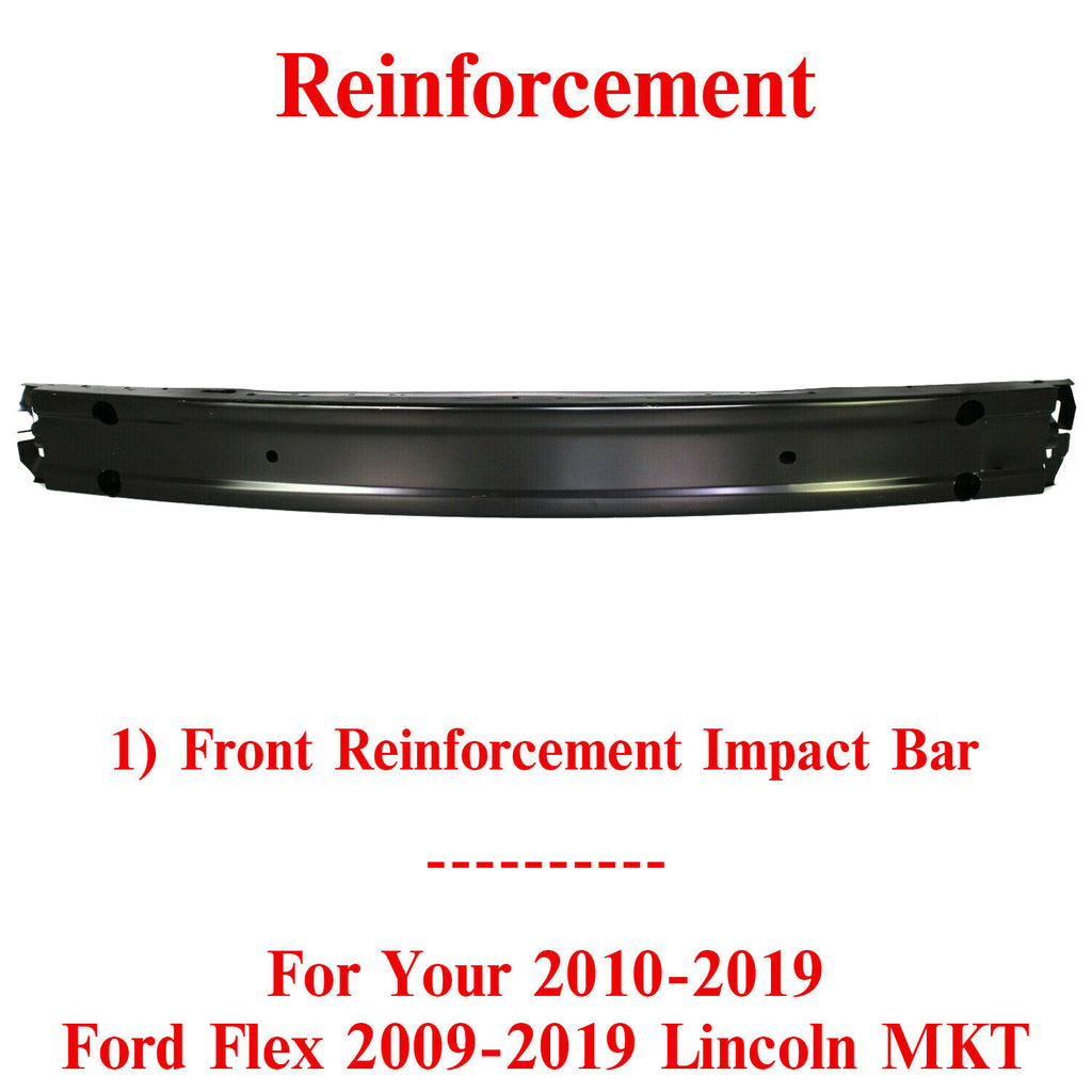 Front Bumper Reinforcement Impact Bar For 2010-2019 Ford Flex / Taurus 2009-2019 Lincoln MKT