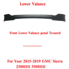 Load image into Gallery viewer, Front Bumper Lower Valance Air Deflector For 2015-2019 GMC Sierra 2500HD 3500HD