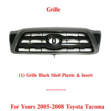 Load image into Gallery viewer, Front Grille Assembly Paintable Shell &amp; Insert For 2005-2008 Toyota Tacoma