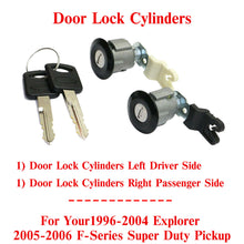 Load image into Gallery viewer, Door Lock Cylinder Kit For 1996-2004 Explorer / 05-06 F-Series Super Duty Pickup