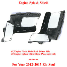 Load image into Gallery viewer, Engine Splash Shield Left Driver &amp; Right Passenger Side For 2012-2013 Kia Soul