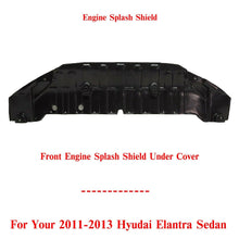 Load image into Gallery viewer, Front Engine Splash Shield Under Cover For 2011-2013 Hyundai Elantra Sedan Model
