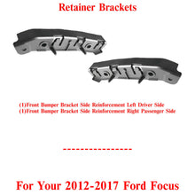 Load image into Gallery viewer, Front Bumper Brackets Left Driver &amp; Right Passenger Side For 2012-17 Ford Focus