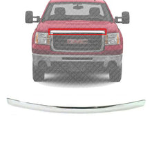 Load image into Gallery viewer, Front Hood Molding Trim With Chrome For 2007-2013 GMC Sierra 1500 2500 HD 3500