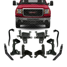 Load image into Gallery viewer, Front Bumper Brackets Kit + Radiator Support For 2007-2013 GMC Sierra 1500