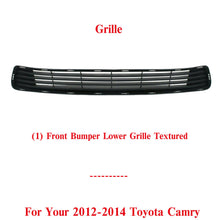 Load image into Gallery viewer, Front Bumper Lower Grille Textured Black Plastic For 2012-2014 Toyota Camry