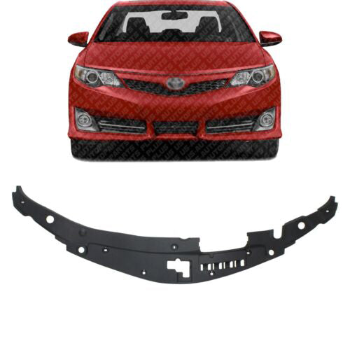 Front Radiator Support Cover Textured Duct Seal Plastic For 2012-14 Toyota Camry