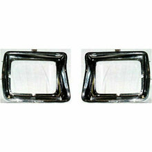 Load image into Gallery viewer, Front Headlamps Door Chrome Rectangular LH &amp; RH Side For 1978-1979 Ford F-Series