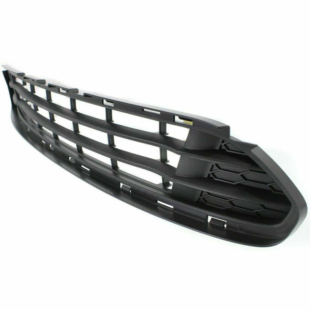 Front Bumper Lower Grille Center Textured Gray Plastic For 2010-2012 Ford Fusion