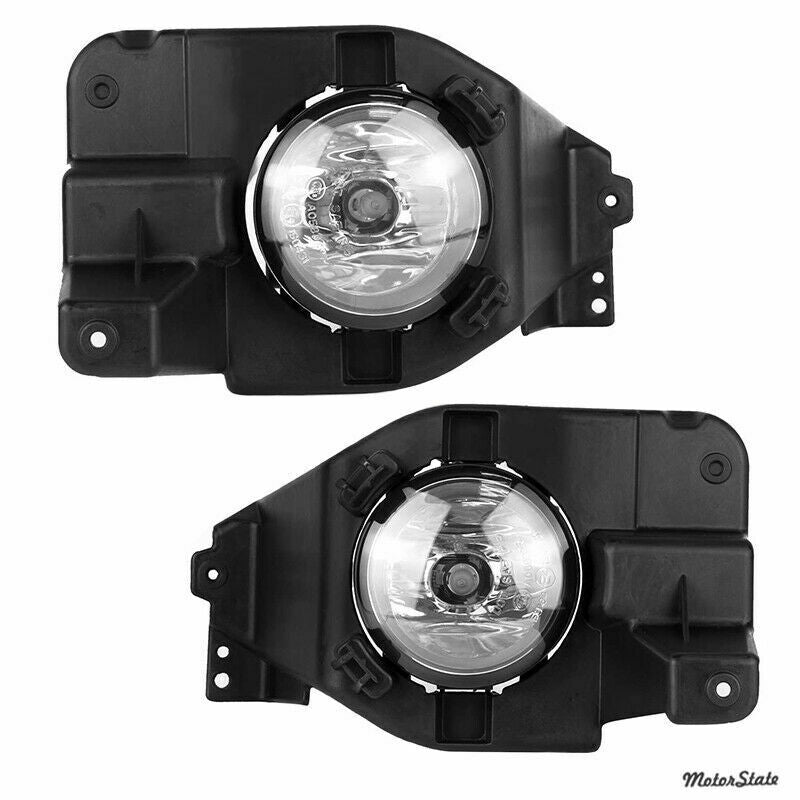 Fog Light Brackets With Bulbs Left & Right Side For 2011-2015 Ford Explorer