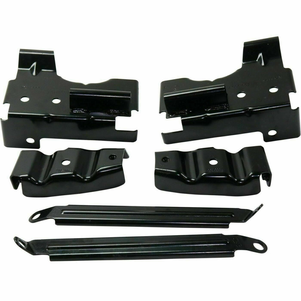 Front Bumper Brackets Kit For 2003-2006 GMC Sierra Pickup 1500 2500 3500