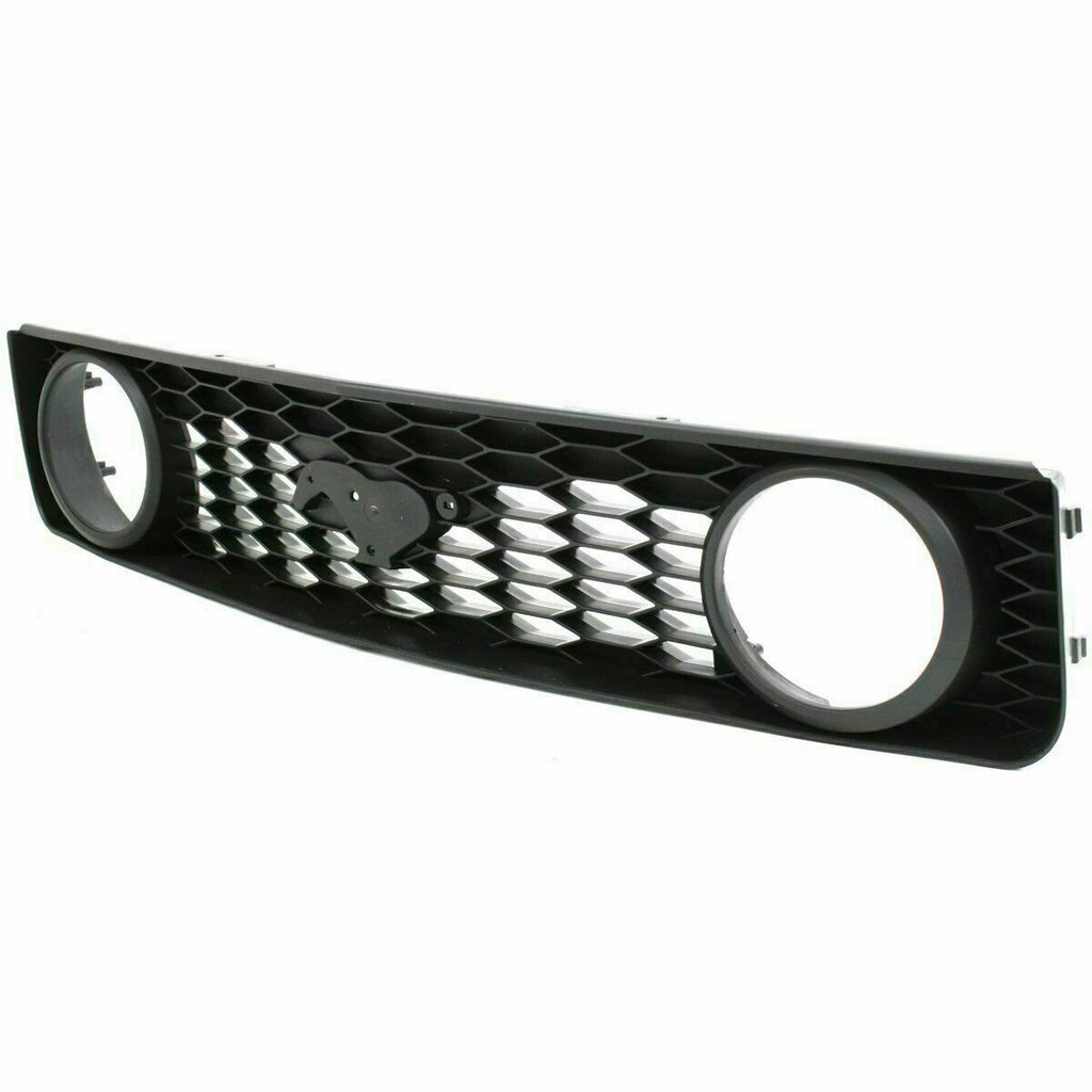 Front Bumper Lower & Upper Grille Textured For 2005-2009 Ford Mustang GT