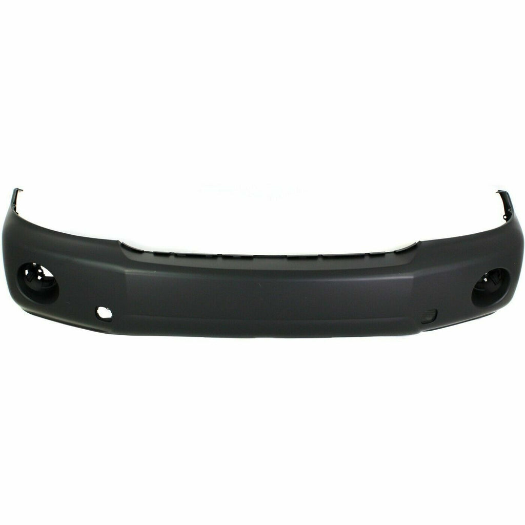 Front Bumper Cover with Fog Lamp Holes Primed For 2004-2007 Toyota Highlander