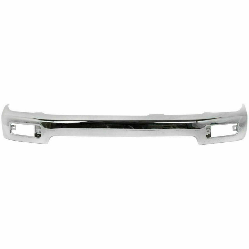 Front Bumper Chrome Steel + Valance Textured For 1996-98 Toyota 4Runner Limited