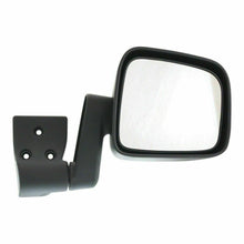 Load image into Gallery viewer, Front Left Driver Side Mirror Manual Folding Black For 2003-2006 Jeep Wrangler