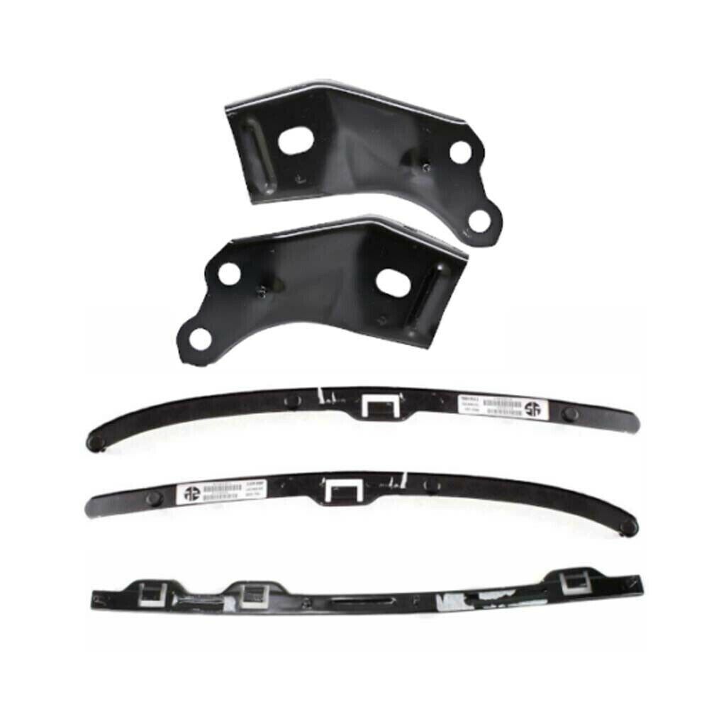 Front Bumper Brackets + Center Retainer LH & RH Side + For 2001-04 Toyota Tacoma