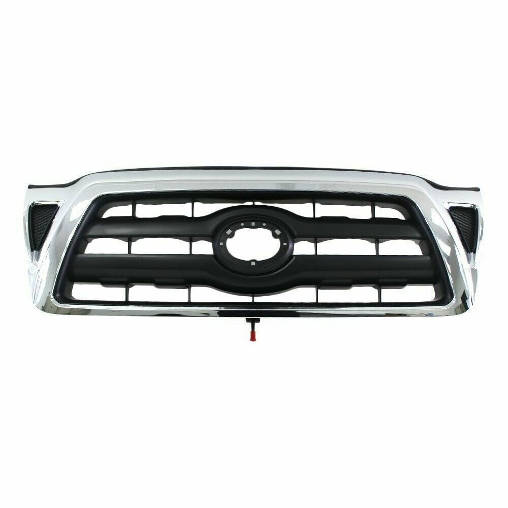 Front Grille Chrome Shell With Black Insert For 2005-2008 Toyota Tacoma