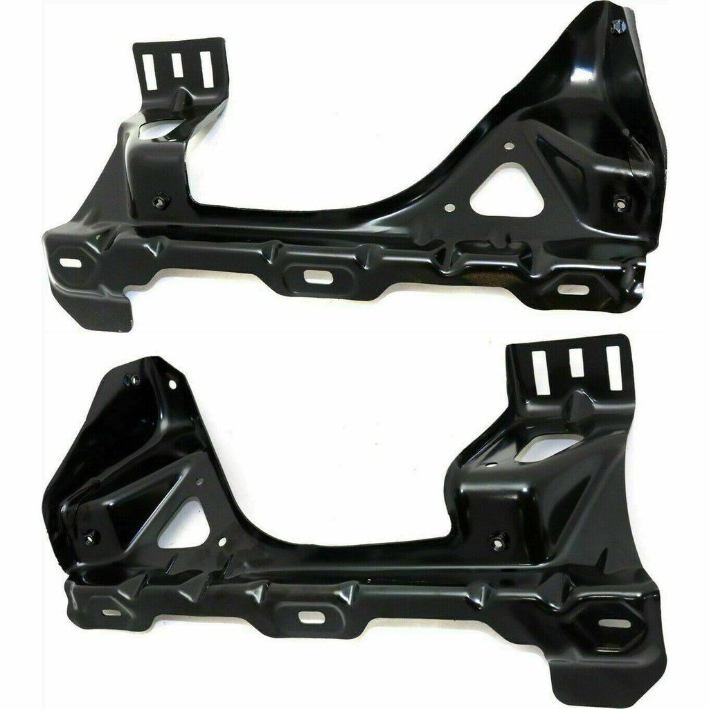 Front Bumper Brackets Kit + Radiator Support For 2007-2013 GMC Sierra 1500