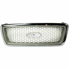 Load image into Gallery viewer, Front Grille Chrome Shell With Beige Insert Plastic For 2004-2008 Ford F-150