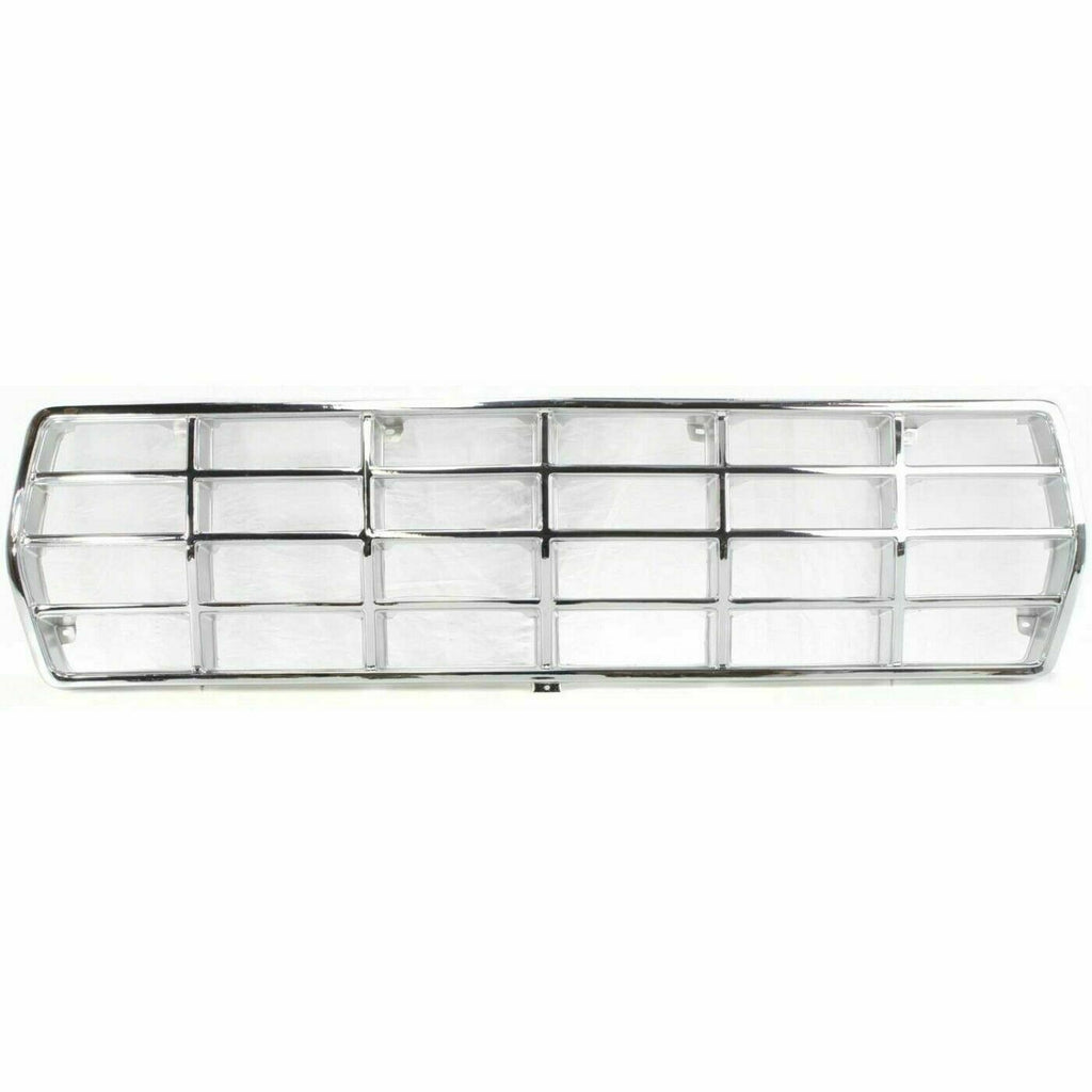 Front Grille Chrome + Head Lamps Bezels For 1978-1979 Ford F-Series / Bronco