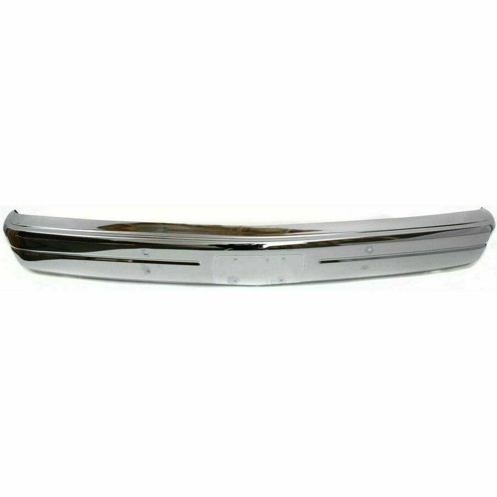 Front Bumper Face Bar Chrome Steel For 1986-1993 Dodge D250 W250