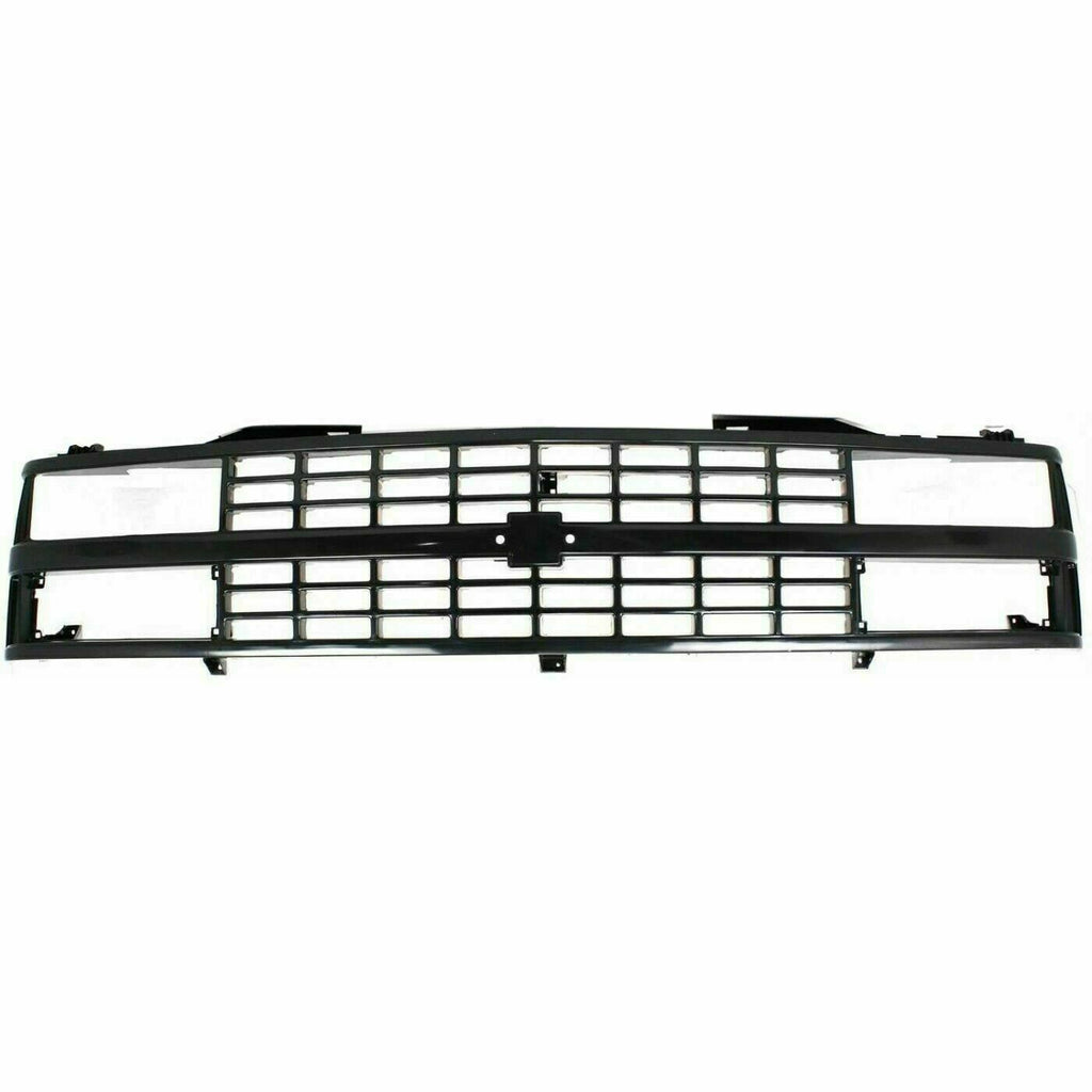 Front Grille Primed Shell & Insert Plastic For 1988-1993 Chevrolet C/K Series