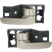 Load image into Gallery viewer, Set Of 2 Front Interior Door Handle w/ Lock Beige Fawn For 2000-06 Toyota Tundra