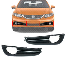 Load image into Gallery viewer, Front Fog Lamp Molding Trim Primed Right &amp; Left Side For 2013-2014 Honda Civic